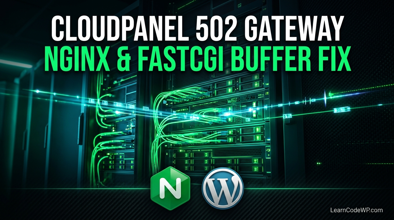 How to Fix CloudPanel 502 Bad Gateway Error in WordPress