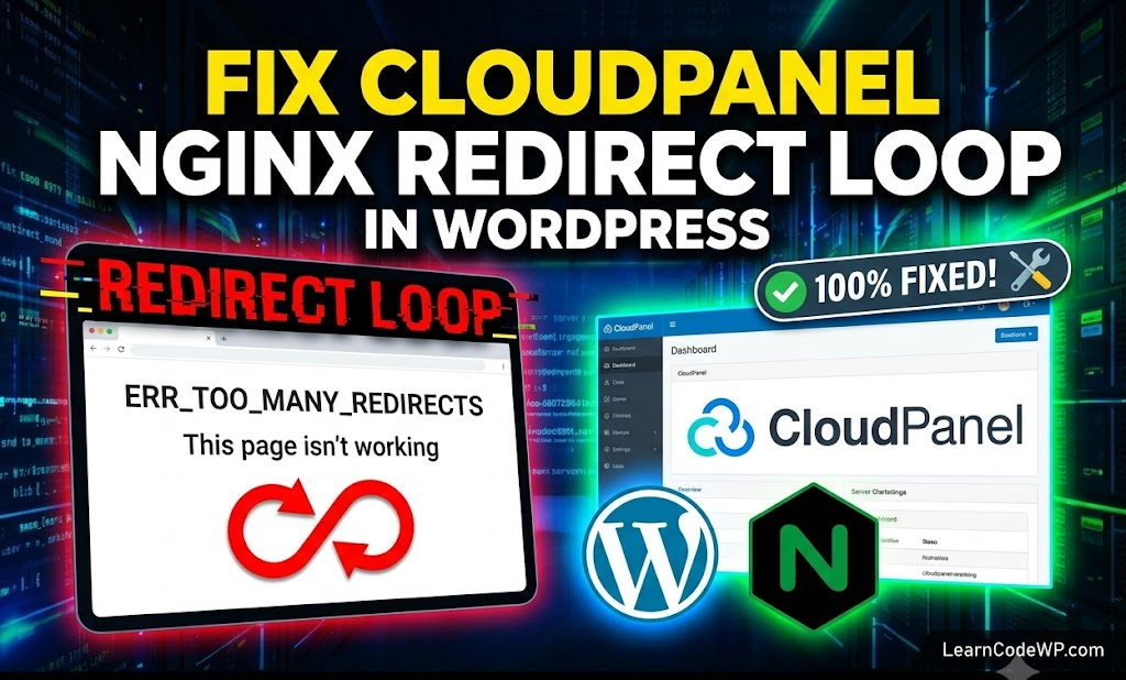 How to Fix CloudPanel Nginx Redirect Loop in WordPress