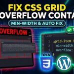 How to Fix CSS Grid Item Overflowing Container Safely