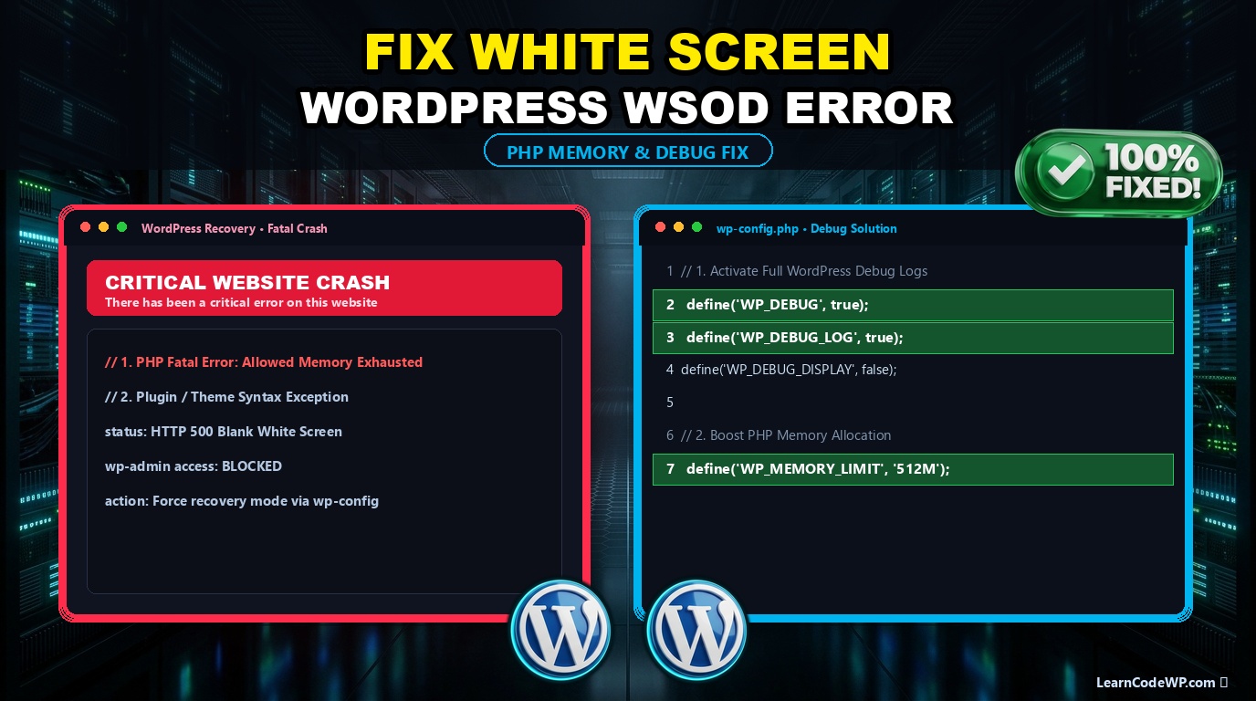 How to Fix White Screen of Death WordPress (Proven Debug Guide)
