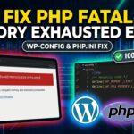 How to Fix PHP Fatal Error in WordPress (Allowed Memory Size Exhausted)