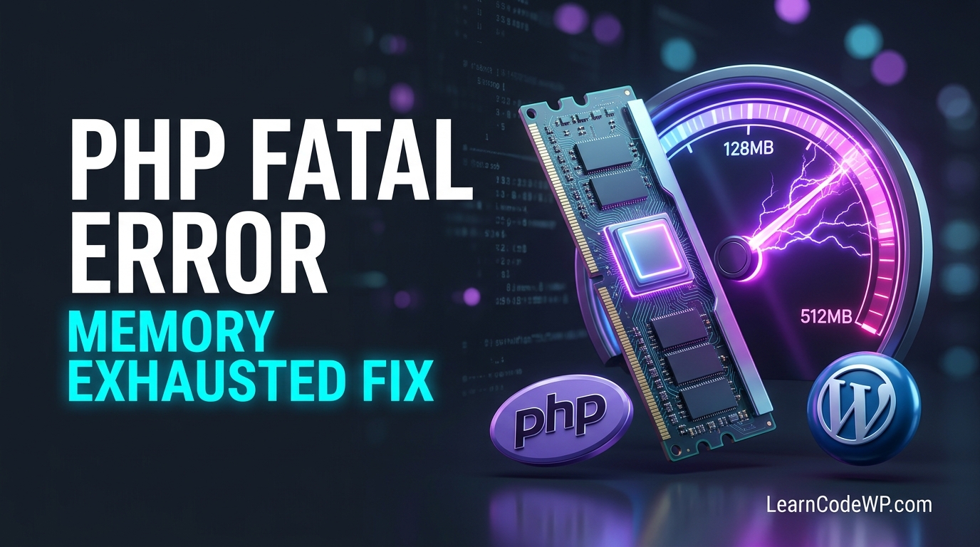 How to Fix PHP Fatal Error in WordPress (Allowed Memory Size Exhausted)